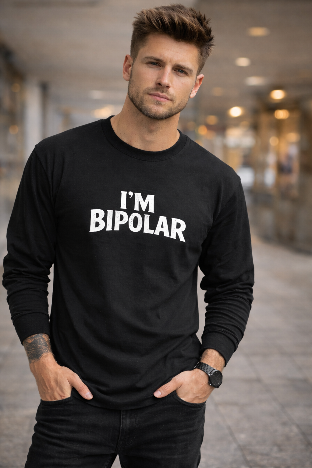 Im Bipolar - Long Sleeve Shirt