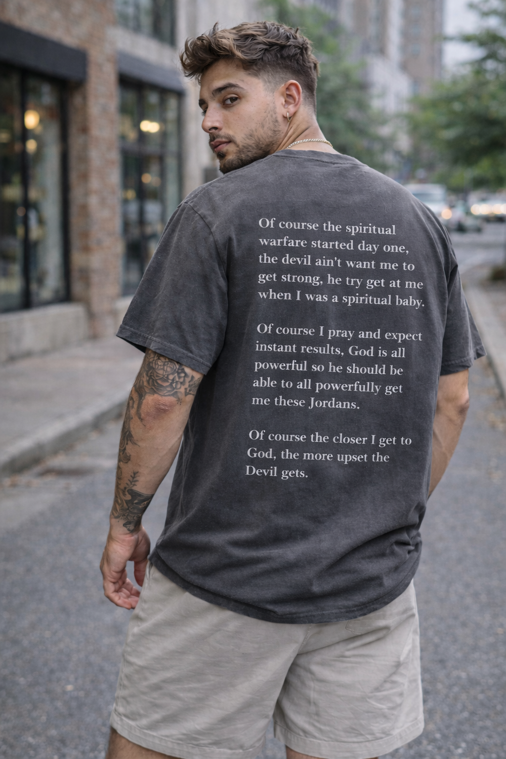 Im New To Christ Faded T-Shirt