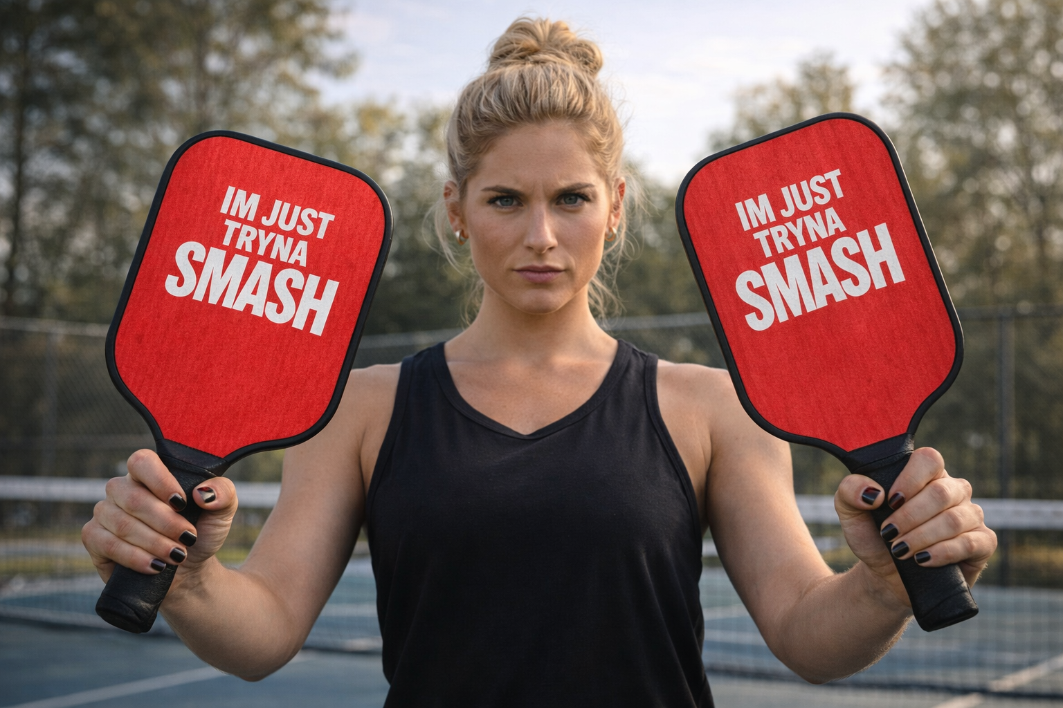 Im Just Tryna Smash - Pickleball paddle set